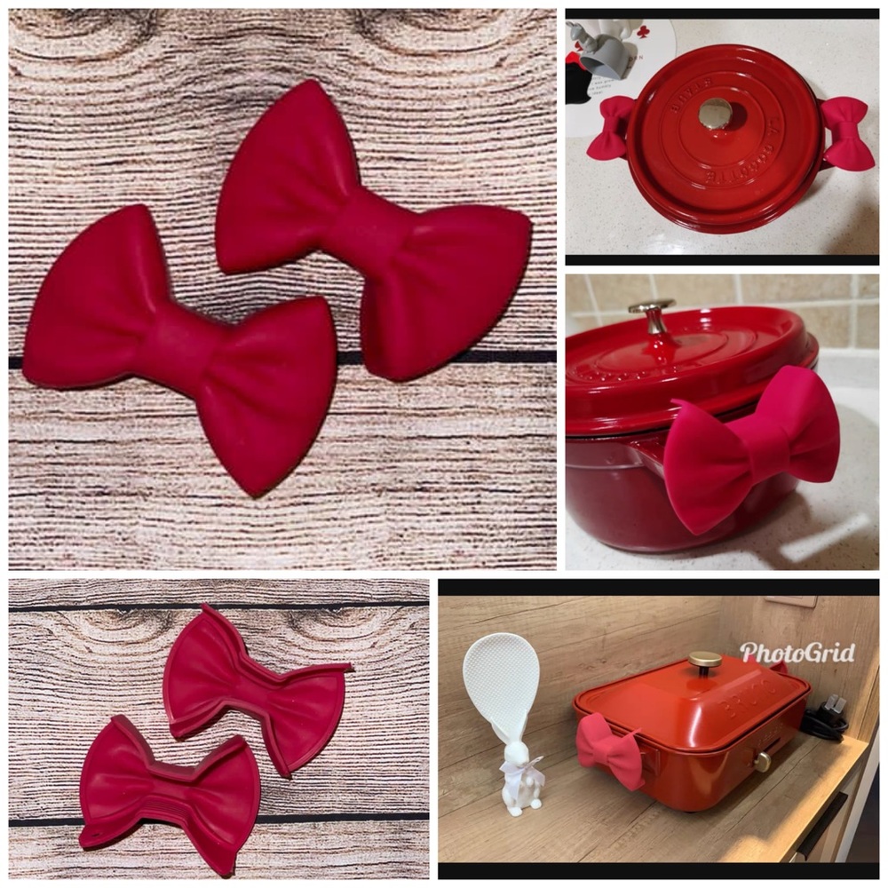 Bow silicone hand Grips 1 pair